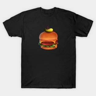 Double Cheeseburger with a Pickle! T-Shirt